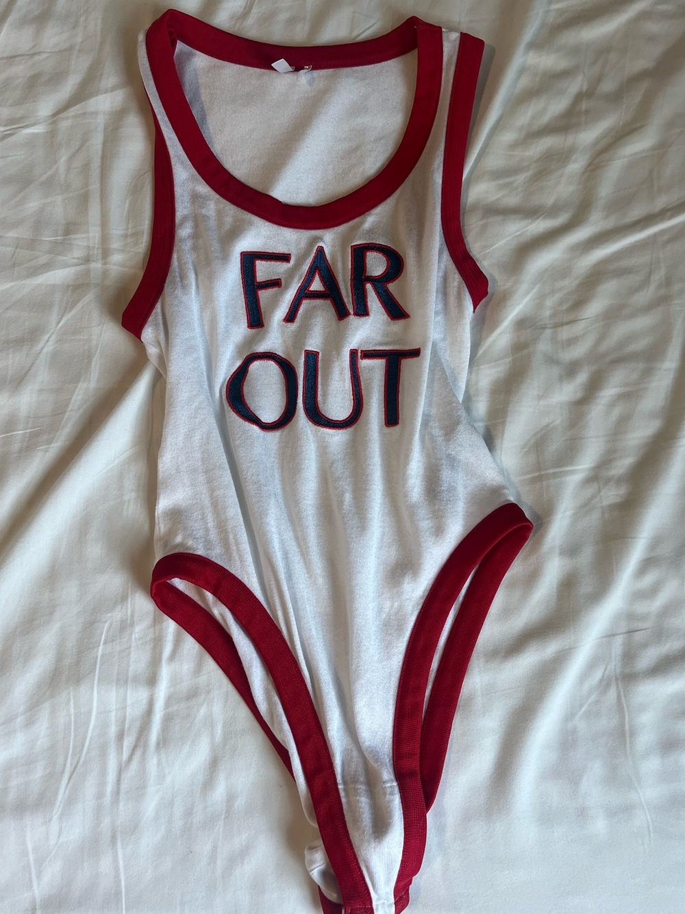 Urban Outfitters One-Piece Bodysuit 'FAR OUT'